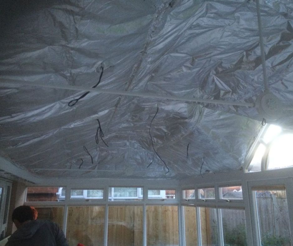 Insulated conservatory roof