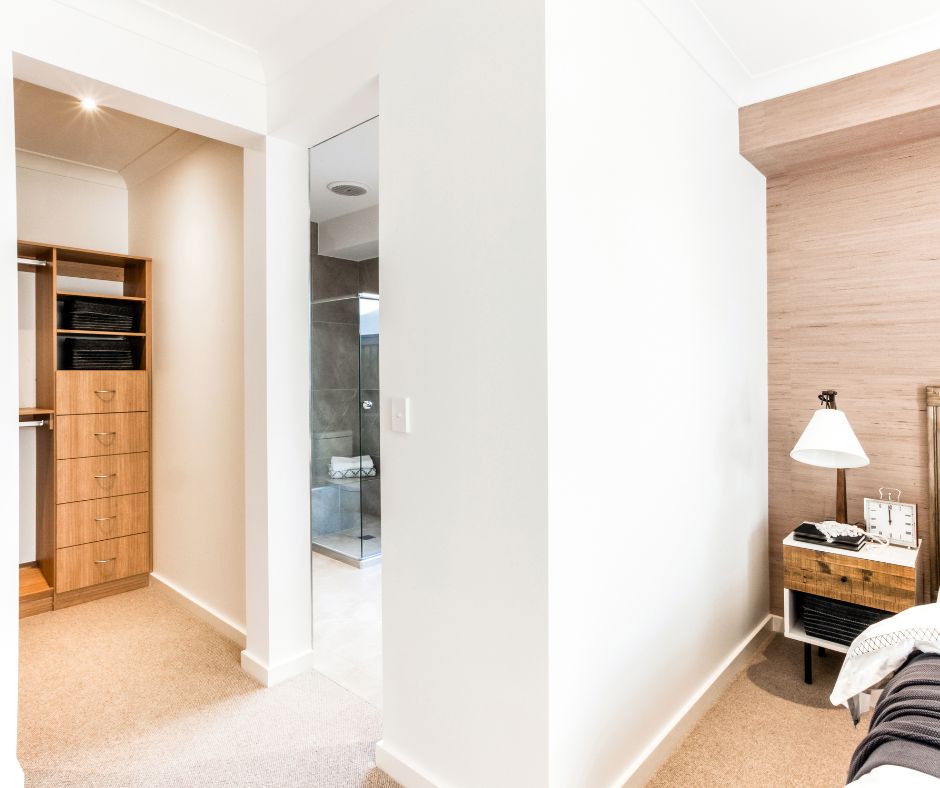 An ensuite room