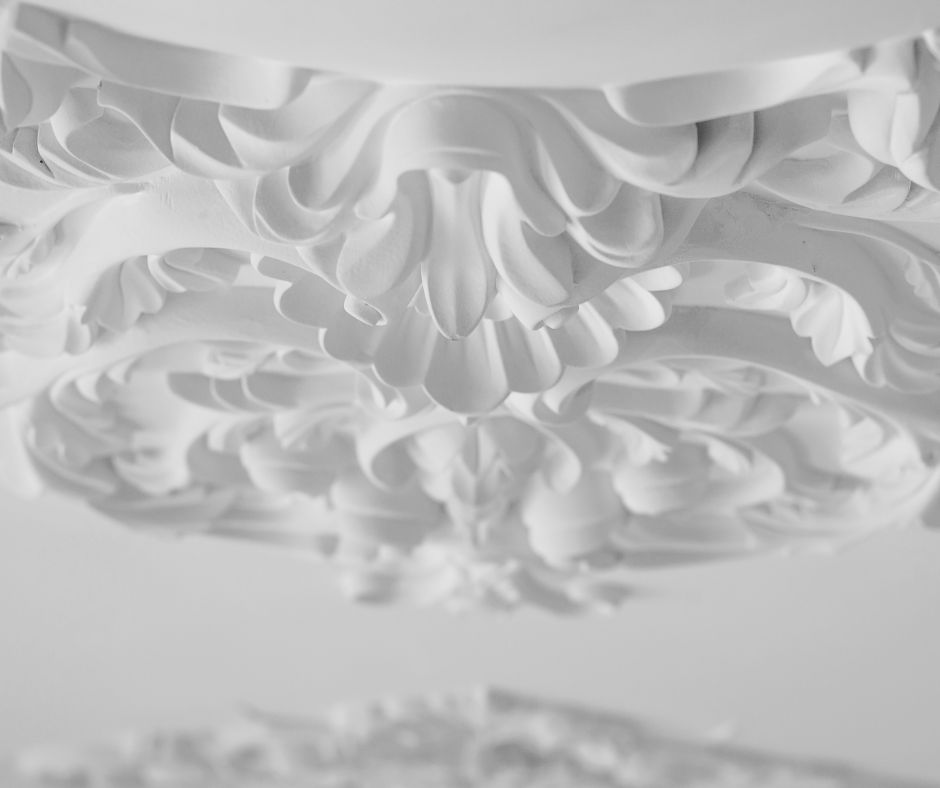 Ornate plaster moulding