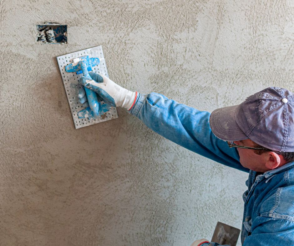 A solid plastering application