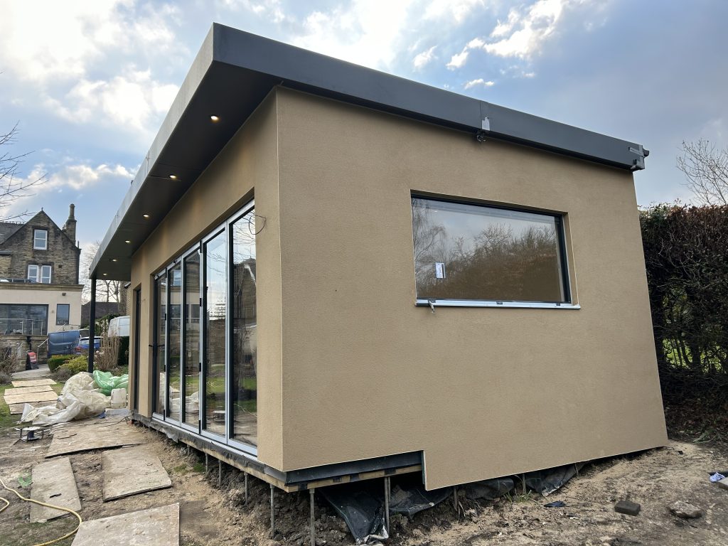 Completed exterior rendering project by P3 Plastering