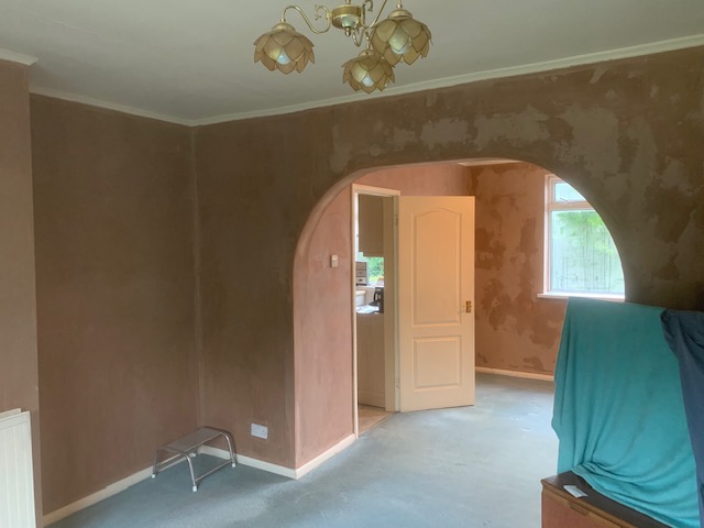 Plaster archway and decorative coving by P3 Plastering