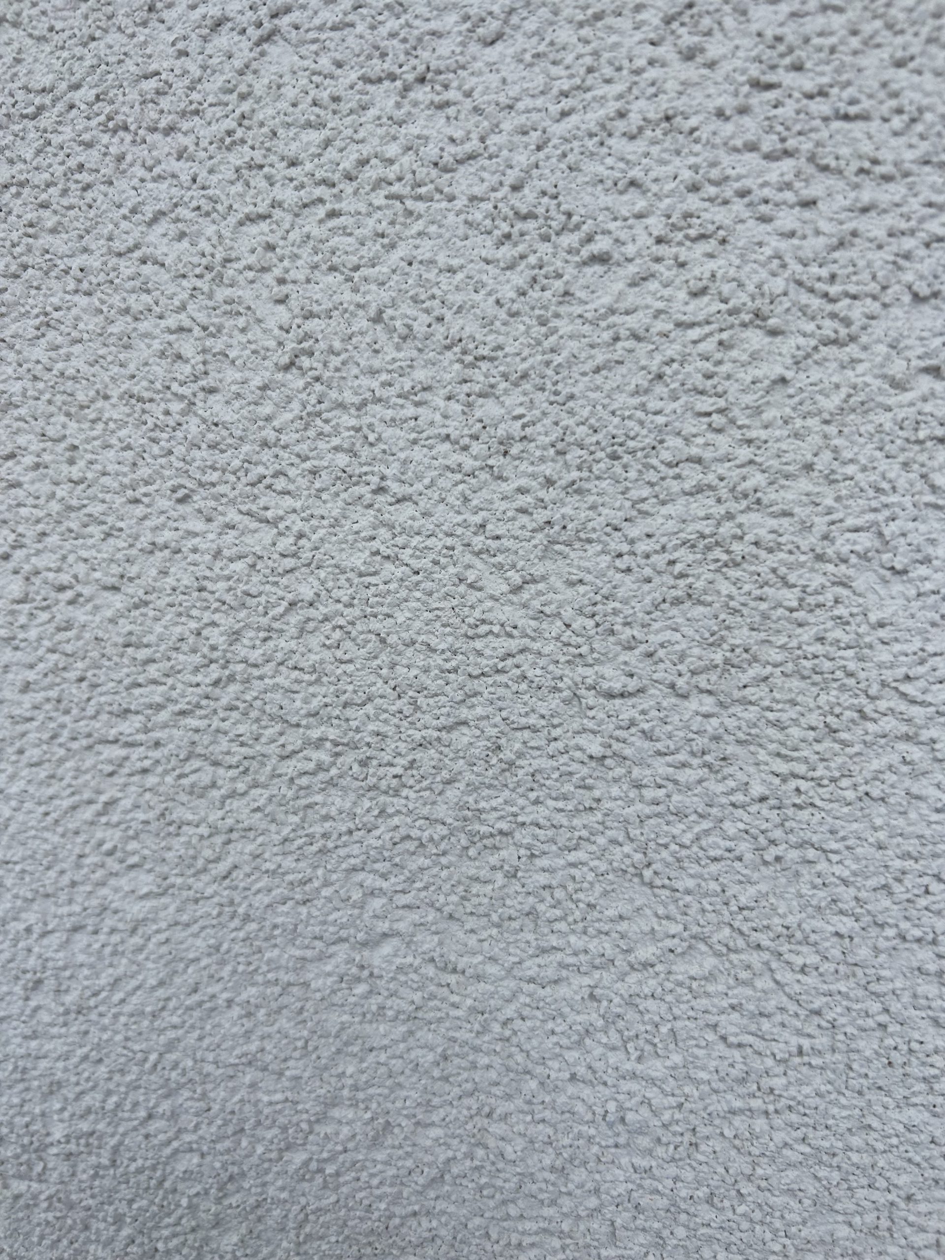 Close-up of textured silicone render finish