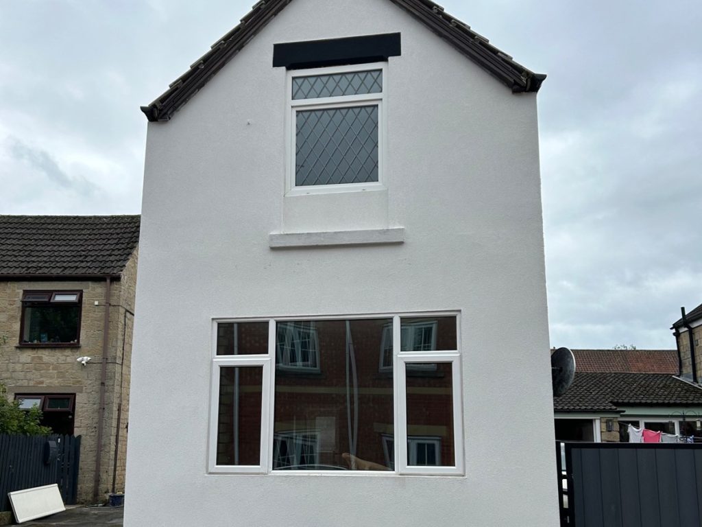 Exterior house rendering by P3 Plastering