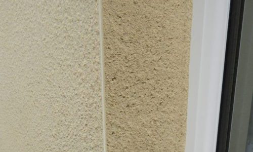 Monouche scraped finish