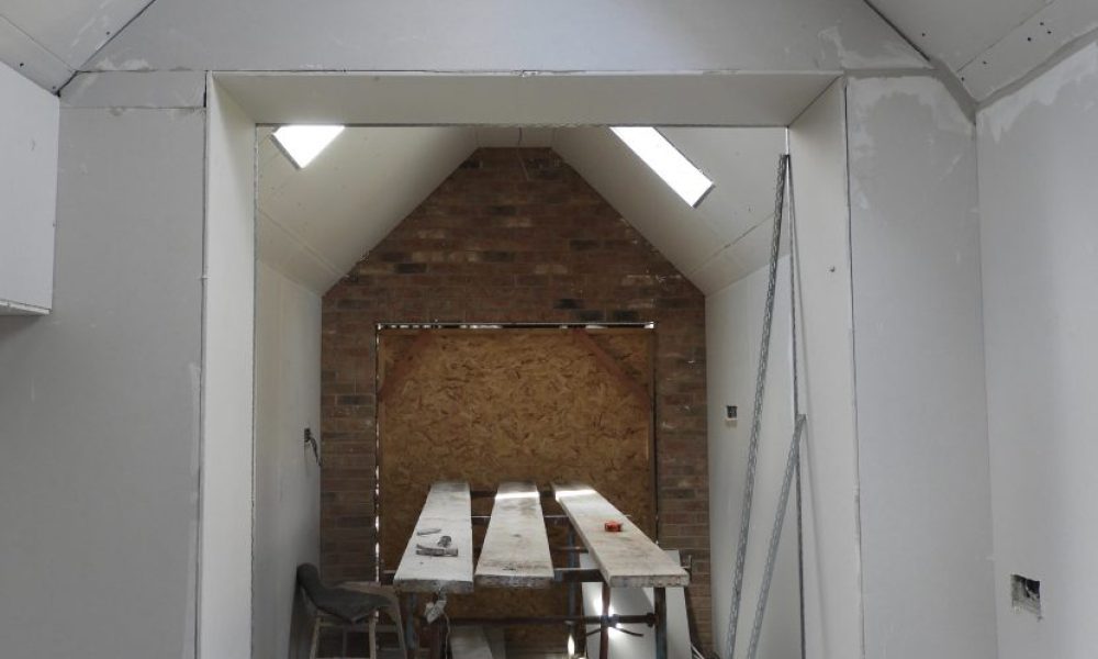 after plasterboarding