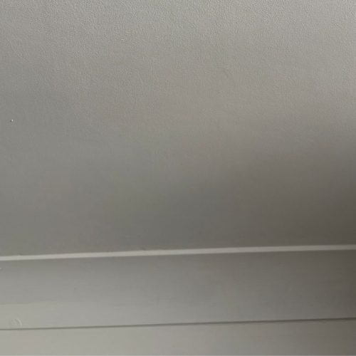 Artex ceiling after reskimming